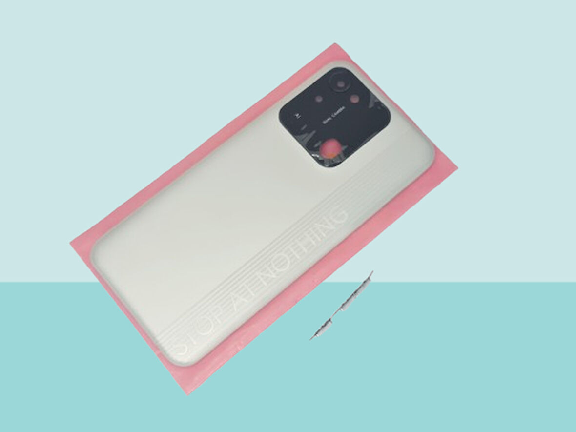 Tecno SPARK 8C Uyumlu FULL KASA Arka Kapak Batarya Kapağı -  GRİ