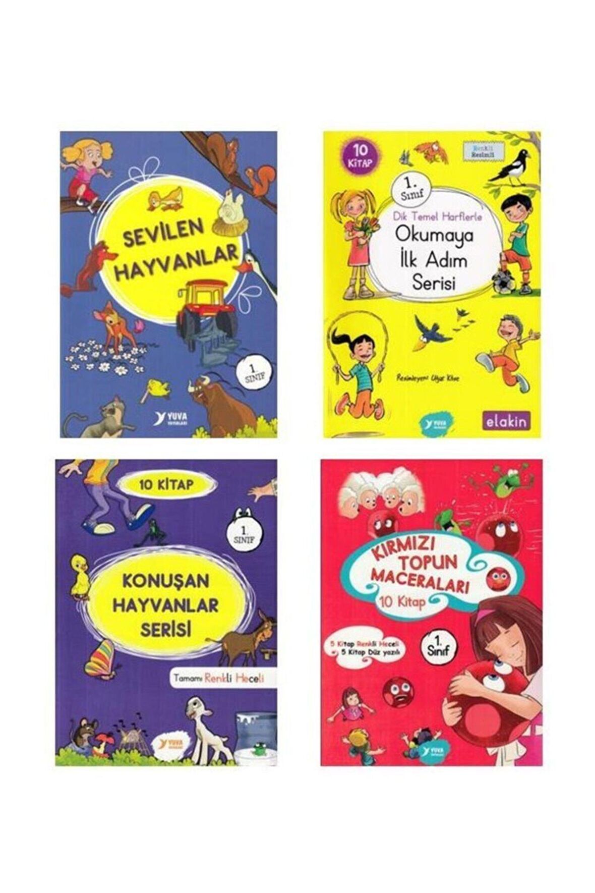 Yuva 1. Sınıf Hikaye Kitap Seti 4 Kutu 40 Kitap