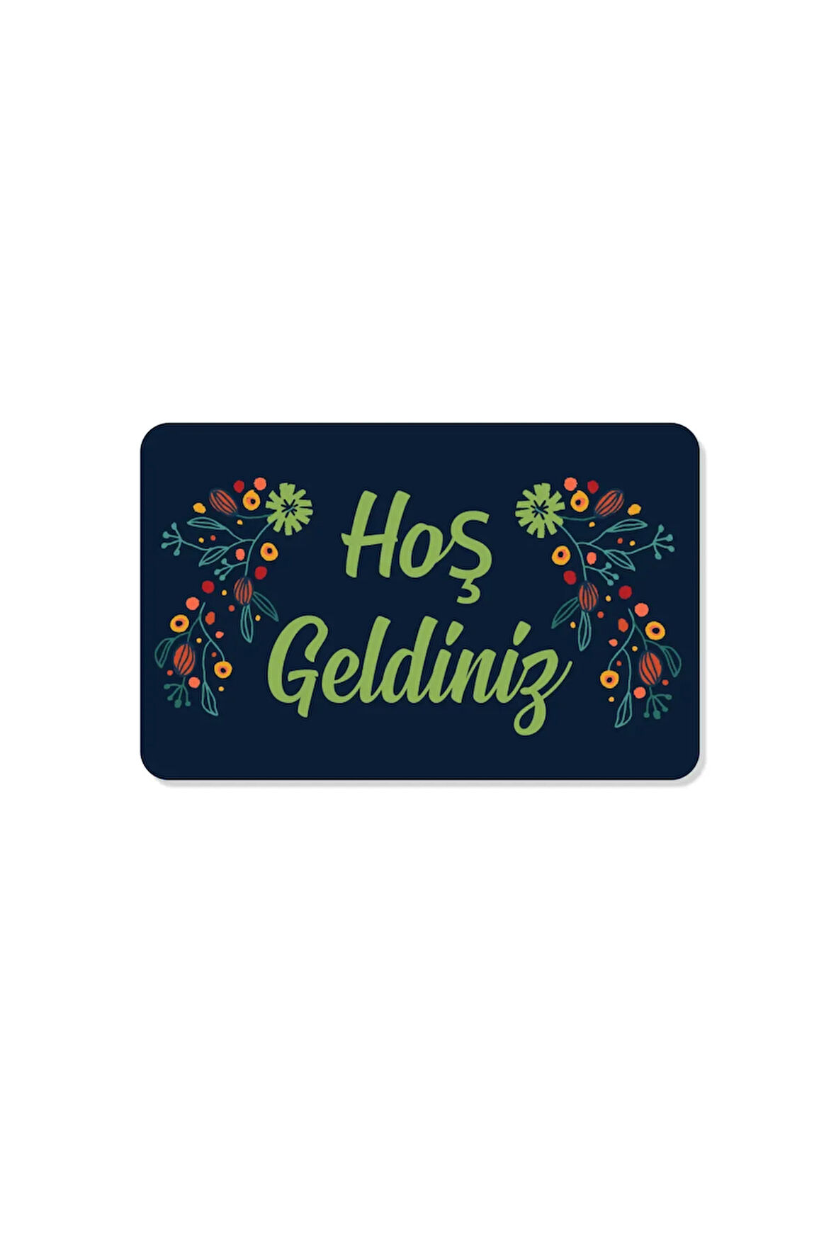 hoş geldiniz yazılır Dekoratif Dış Kapı Önü ve Iç Mekan Paspası yıkanabilir