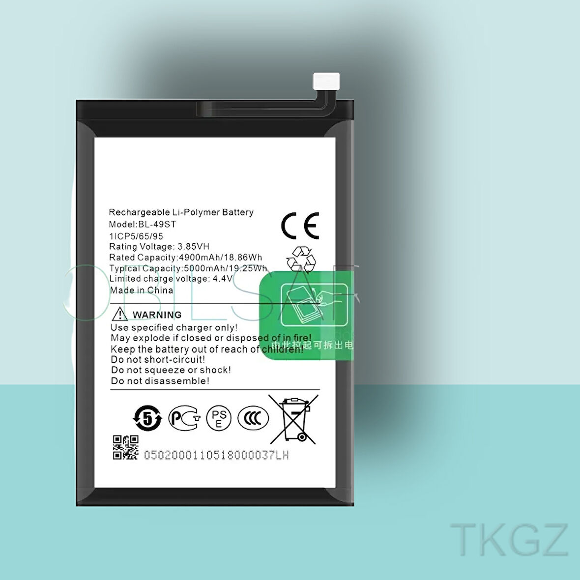 Tkgz - Tecno SPARK 10 PRO - BL-49ST - Batarya Pil Orijinal Sıfır