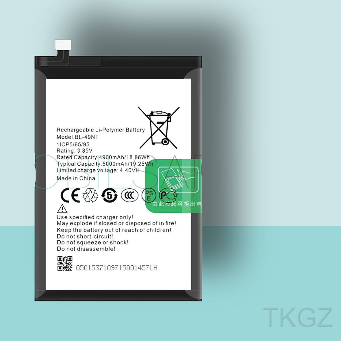 Tkgz - Tecno SPARK GO 2023 - BL-49NT - Batarya Pil Orijinal Sıfır