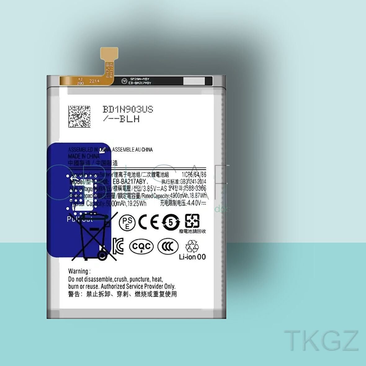 Tkgz - Samsung Galaxy A02 - A022 Batarya Pil Orijinal Sıfır