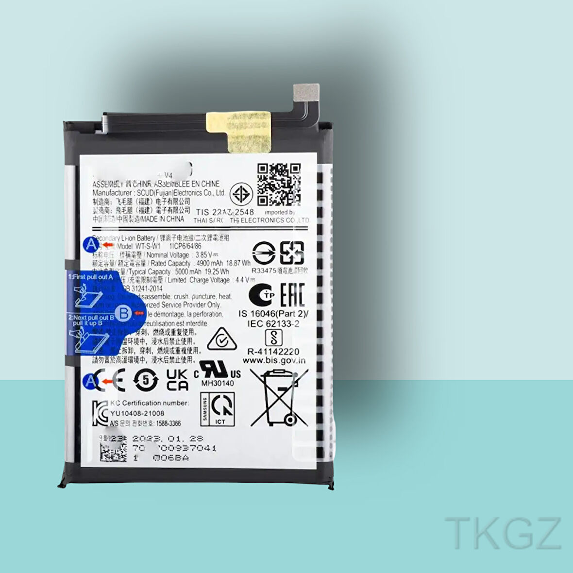 Tkgz - Samsung Galaxy A04 - A045 Batarya Pil Orijinal Sıfır