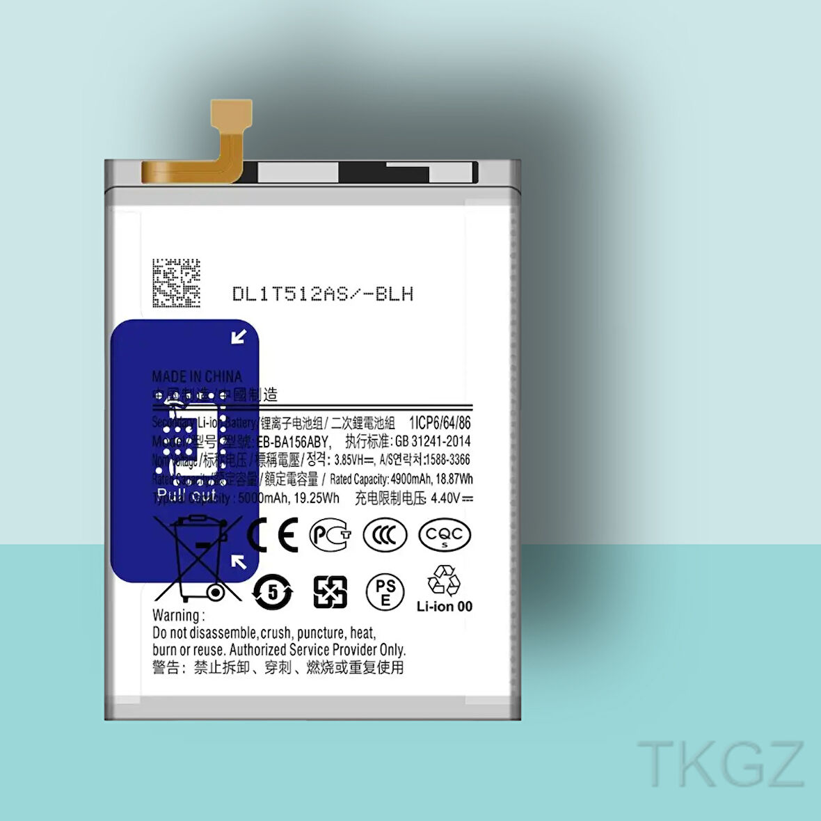 Tkgz - Samsung Galaxy A15 - A115 Batarya Pil Orijinal Sıfır