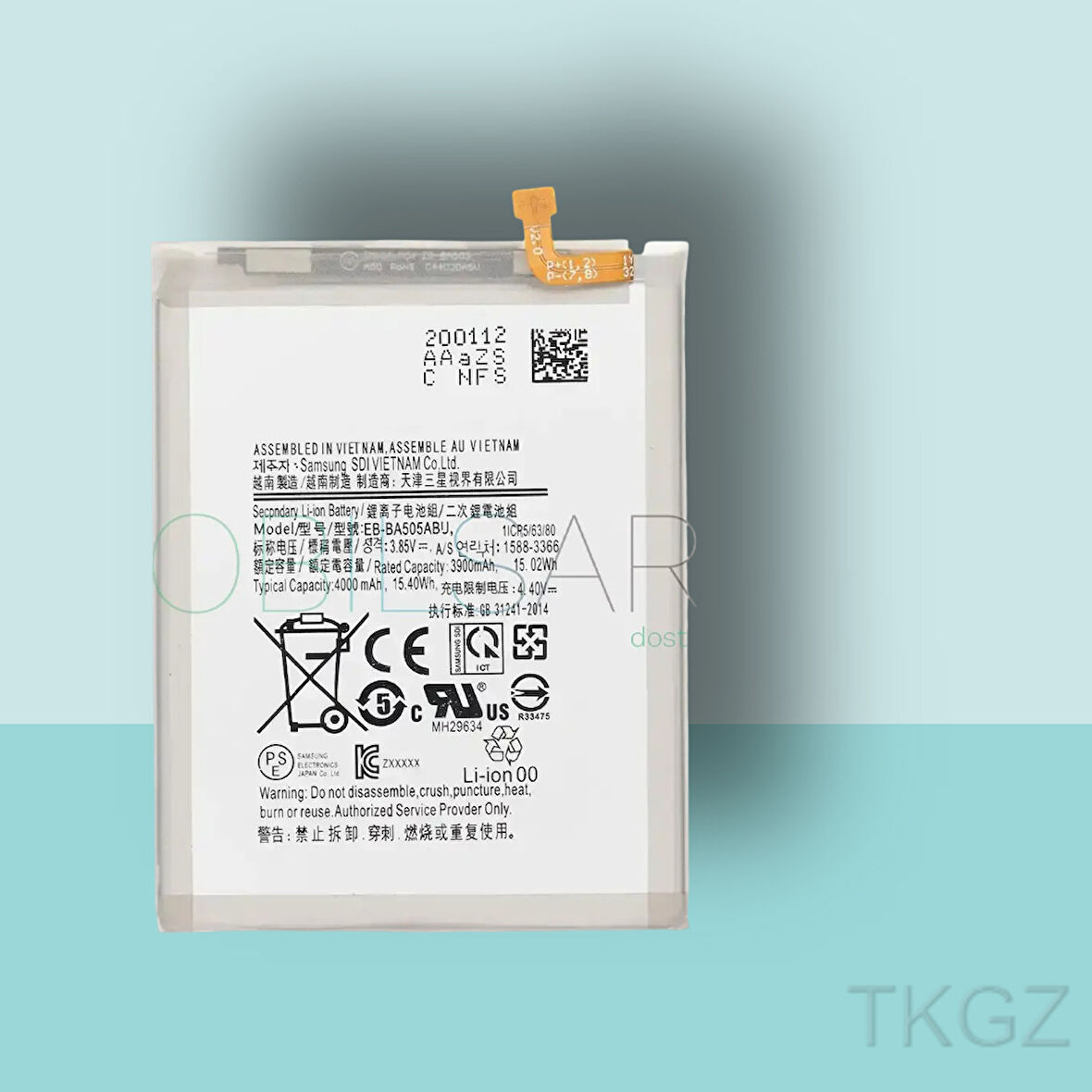 Tkgz - Samsung Galaxy A30 - A305 Batarya Pil Orijinal Sıfır