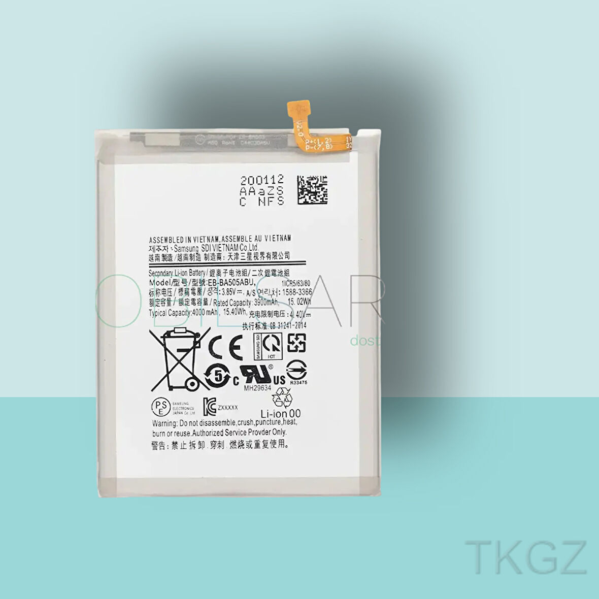 Tkgz - Samsung Galaxy A30S - A307 Batarya Pil Orijinal Sıfır