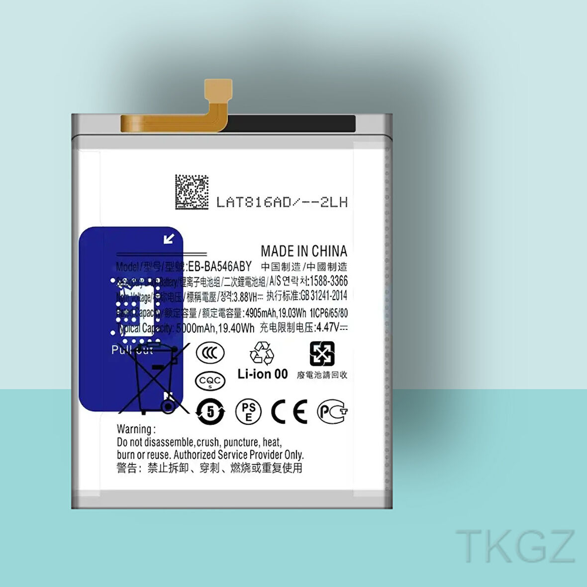 Tkgz - Samsung Galaxy A35 - A356 Batarya Pil Orijinal Sıfır