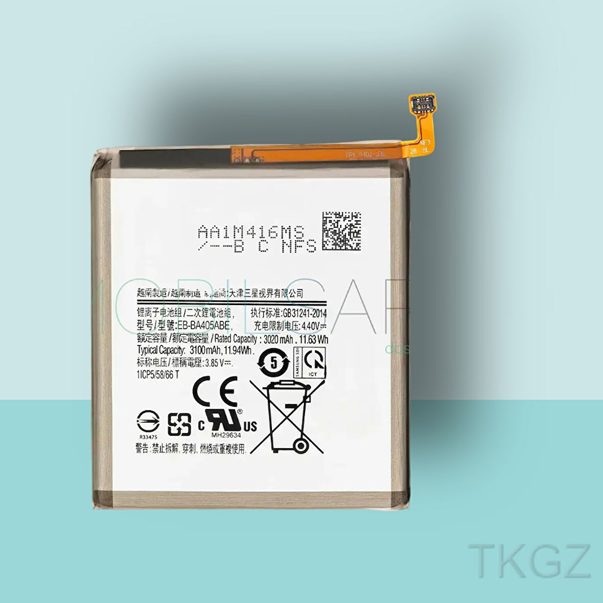 Tkgz - Samsung Galaxy A40 - A 405 Batarya Pil Orijinal Sıfır