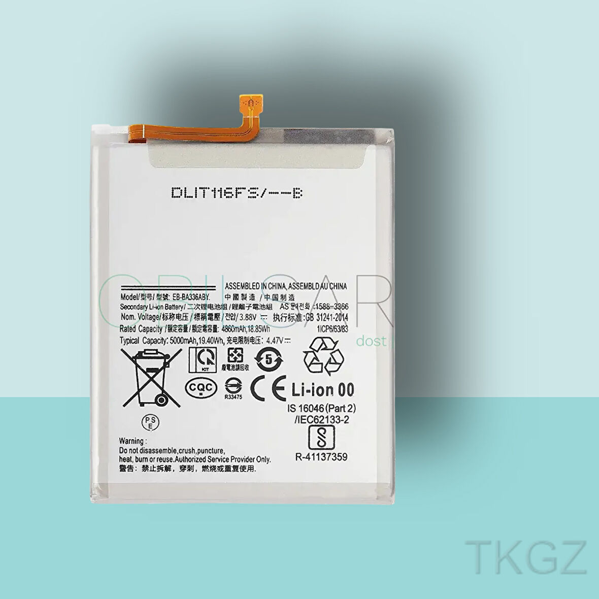 Tkgz - Samsung Galaxy A53 - A436 Batarya Pil Orijinal Sıfır