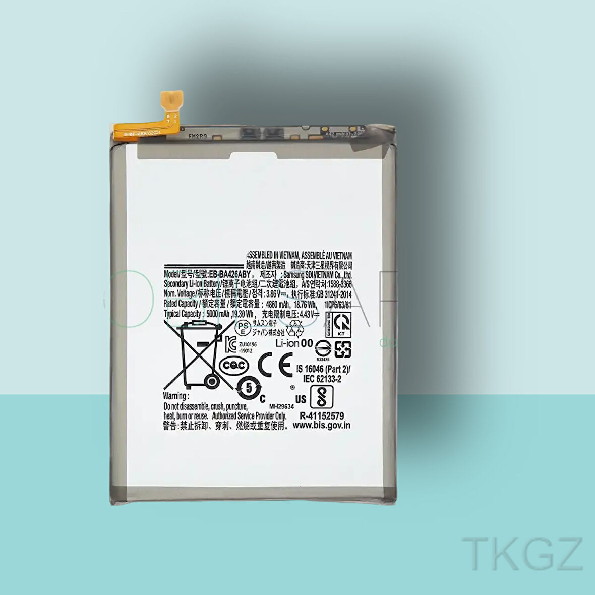 Tkgz - Samsung Galaxy A72 - A725 Batarya Pil Orijinal Sıfır