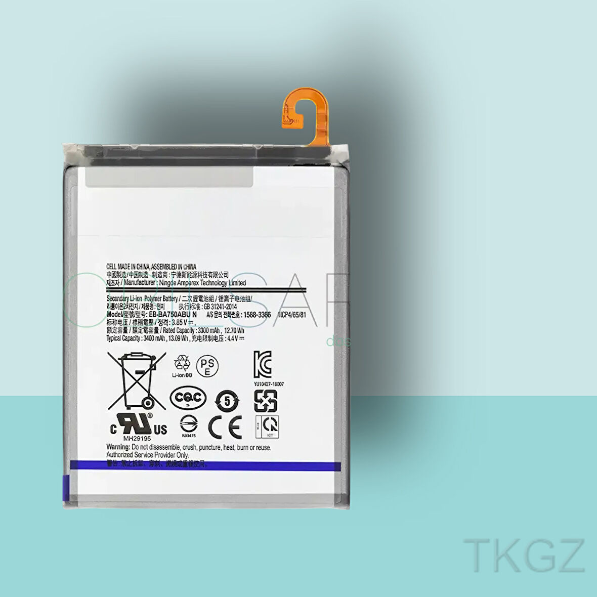 Tkgz - Samsung Galaxy A7 A750 Batarya Pil Orijinal Sıfır