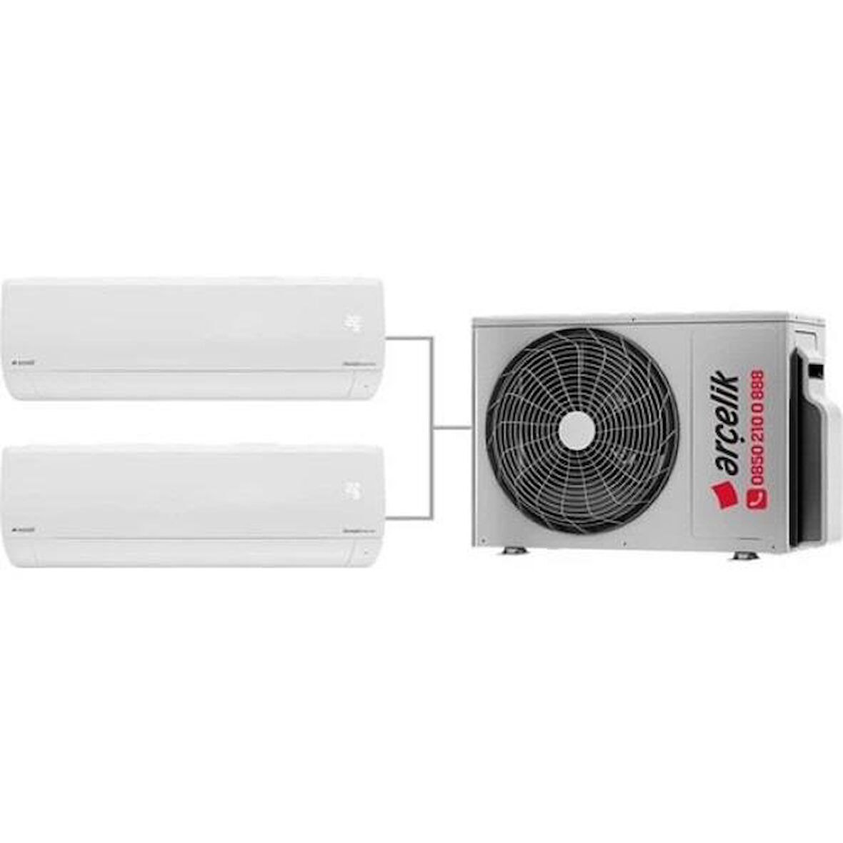 Arçelik Multi Sistem Duvar Tipi 2+1 İnverter 9+18 18000Btu Klima ZM18103-0918