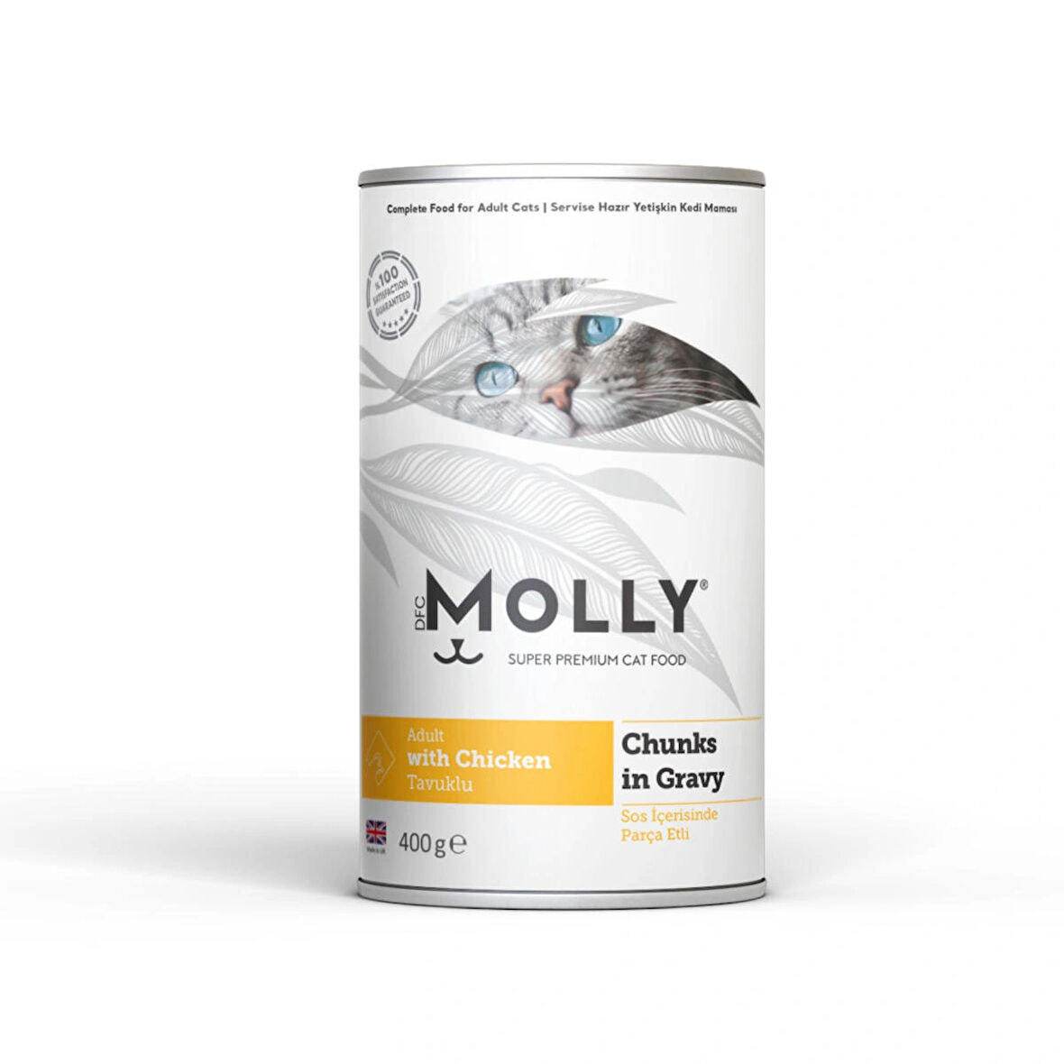 Molly Sos İçinde Parça Tavuklu Yetişkin Kedi Konservesi 400gr