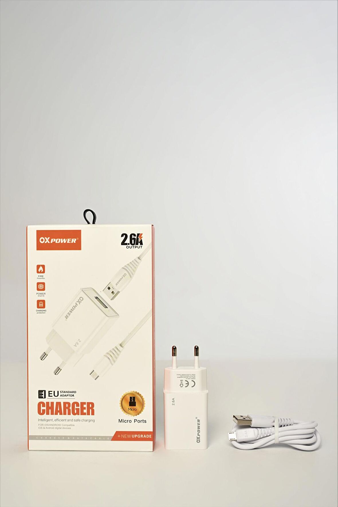 Alcatel U5 5044Y Uyumlu Şarj Aleti 2.6 Amper Micro Uç Hızlı Fast Charger Birinci kalite Hızlı Şarj 
