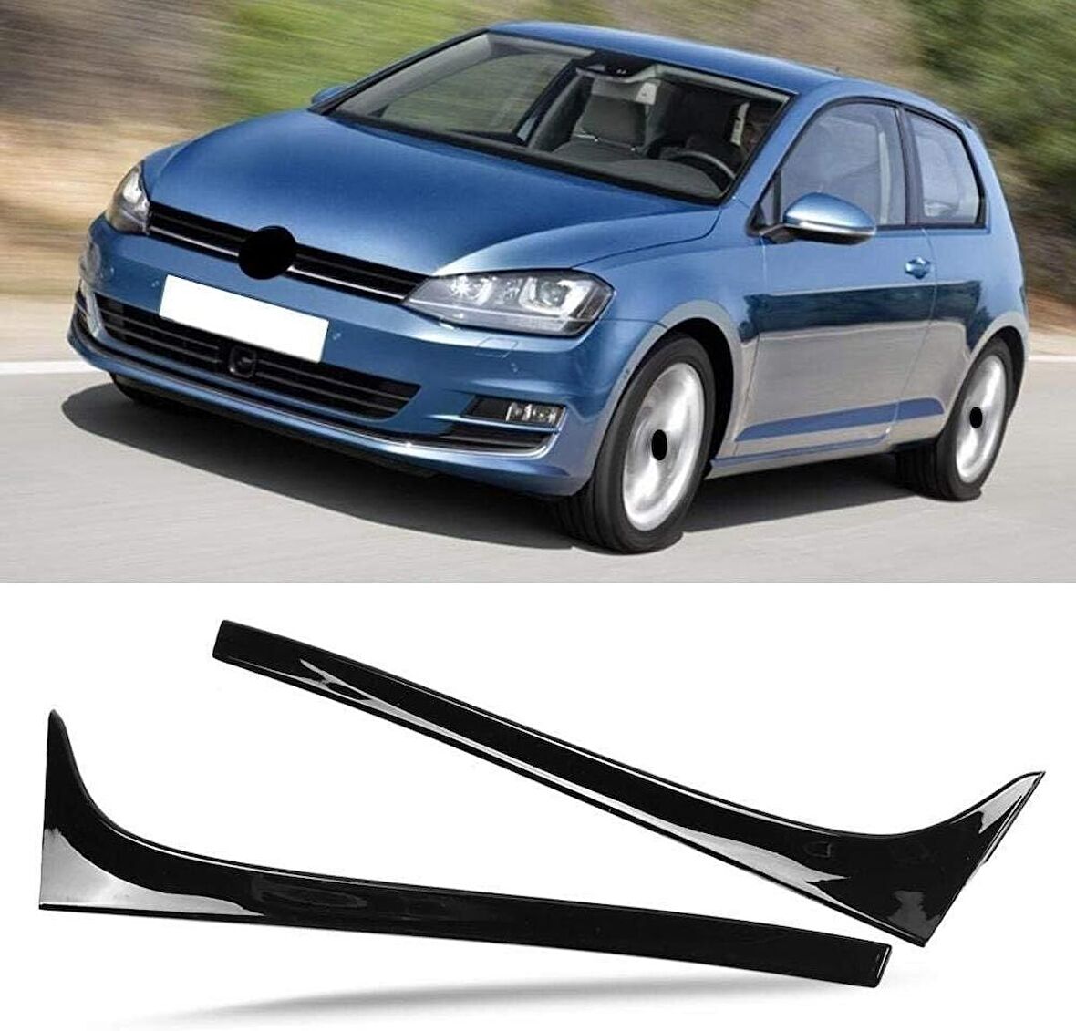 Volkswagen Golf 6 Spoiler Çıtası Pianoblack 2019-2013 Arası