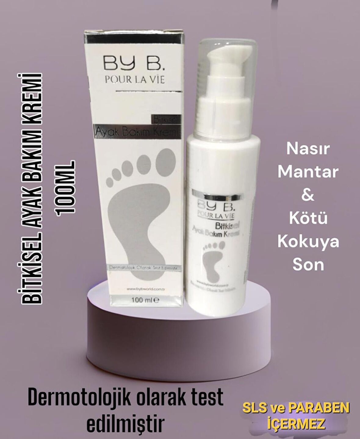 ABUŞİFA BY B. POUR LA VİE BİTKİSEL AYAK BAKIM KREMİ 100ML