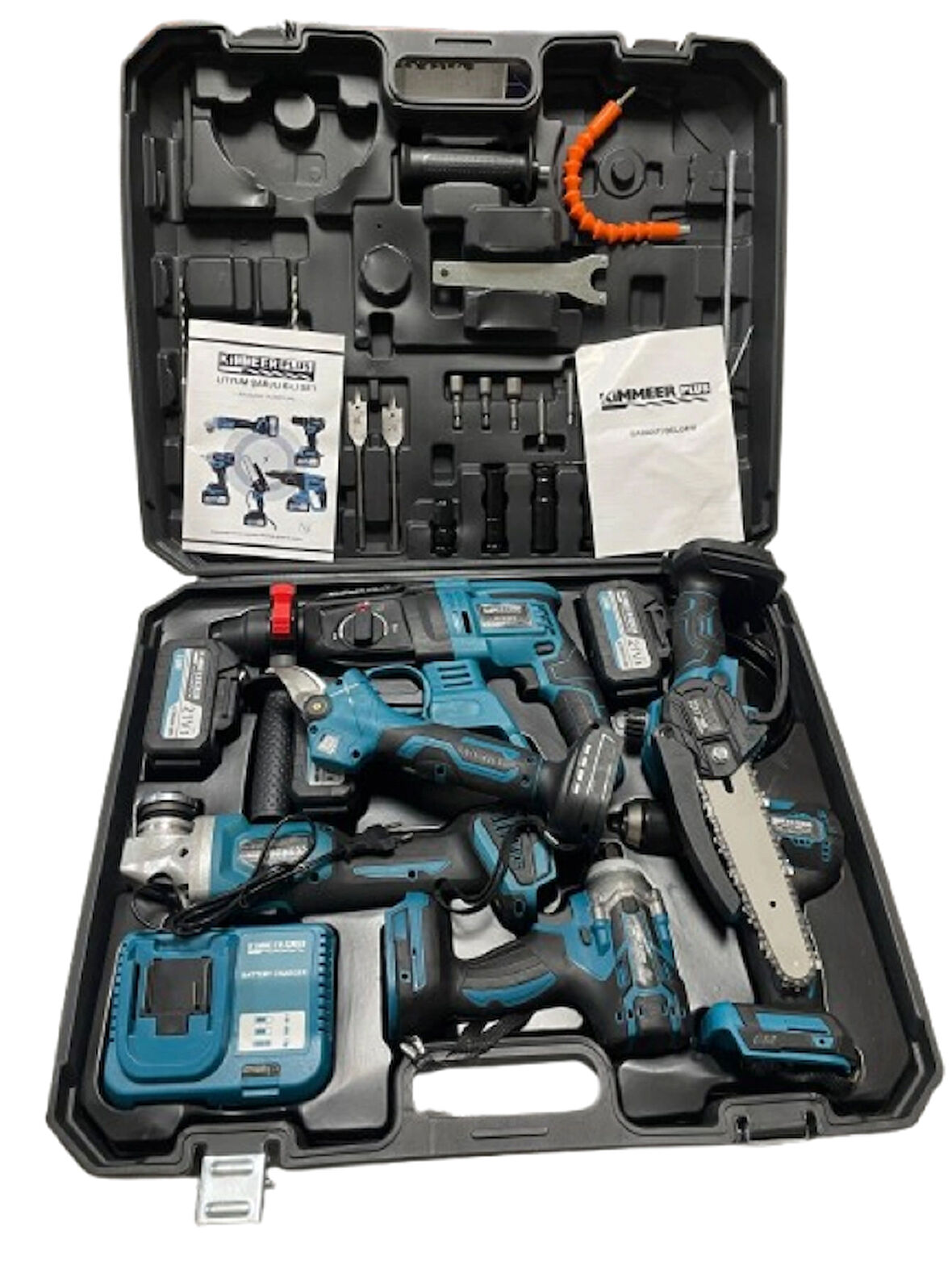 Kimmeer Plus 6'lı Şarjlı Akülü El Aletleri Seti