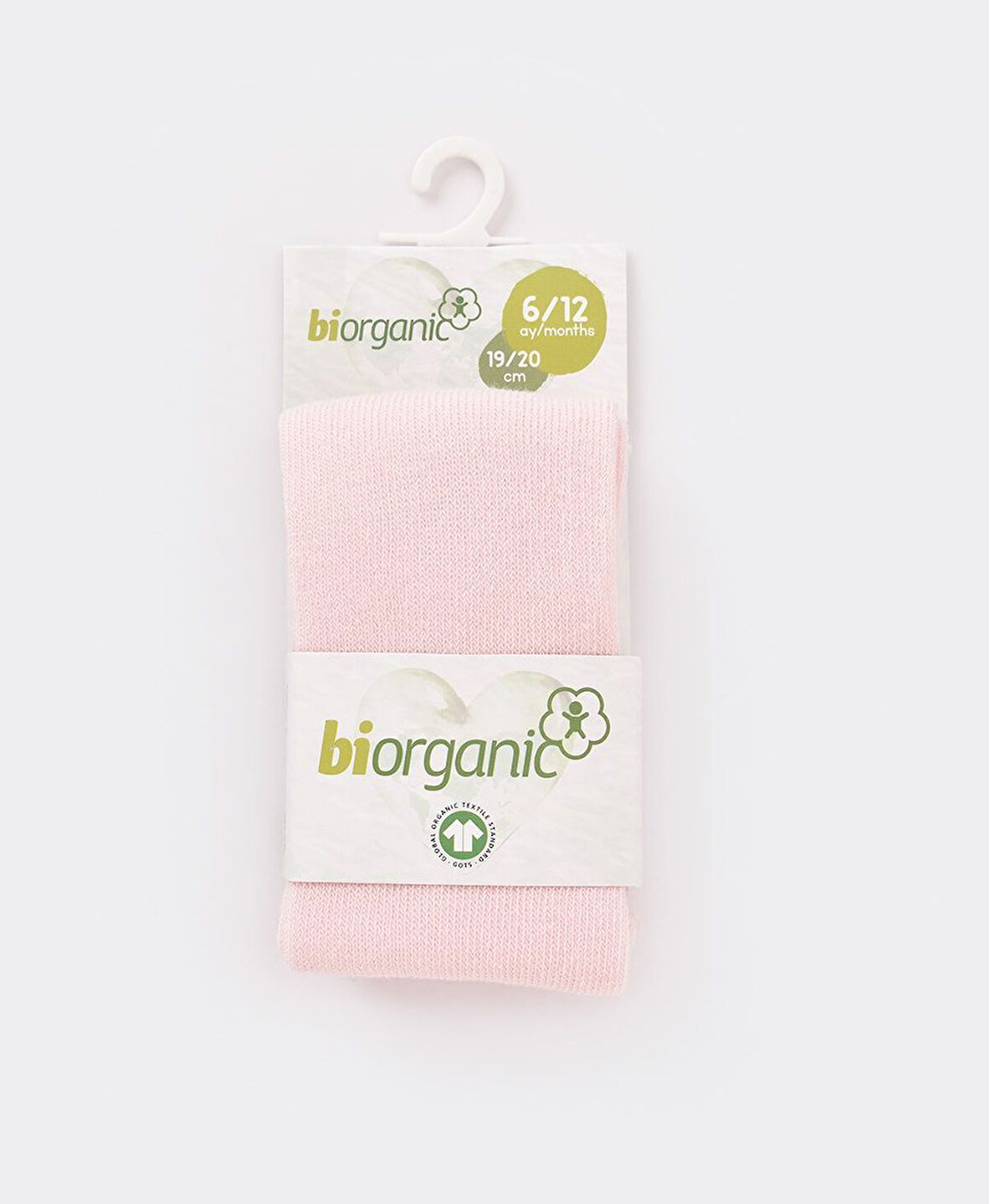 Bibaby Biorganic Basic Külotlu Çorap 68235 Pembe