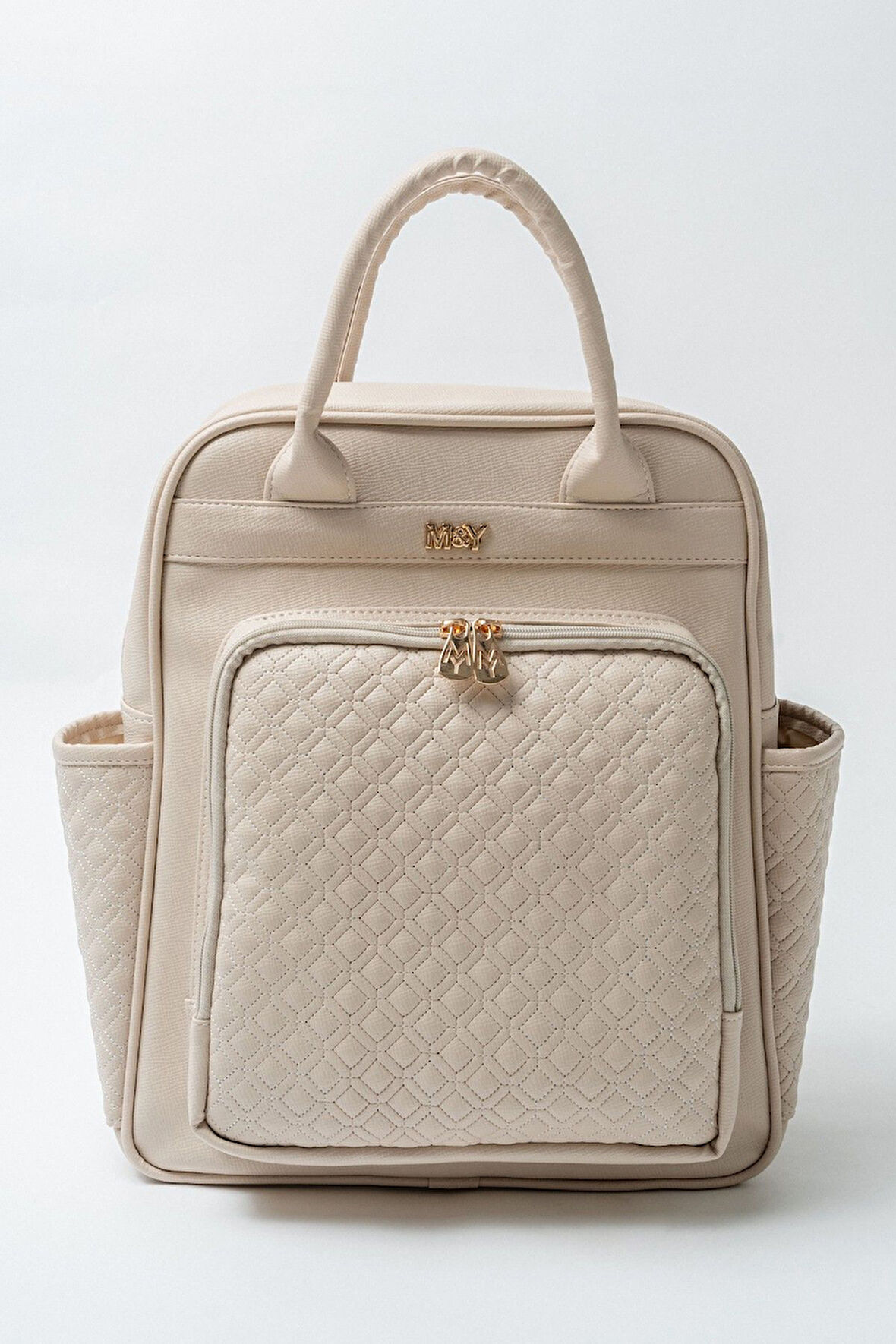M&Y Mia Anne Bebek Bakım Sırt Çantası 7350 Krem