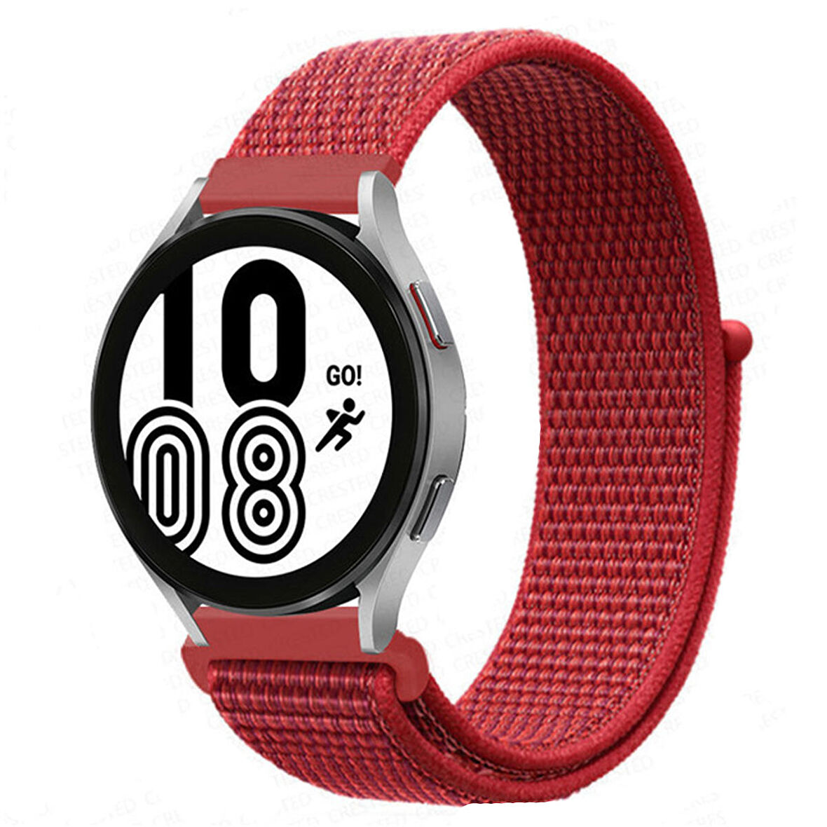 Megafox Galaxy Watch Active 20mm Uyumlu Hasır Kordon Spor Örgü İşlemeli Yumuşak Kayış