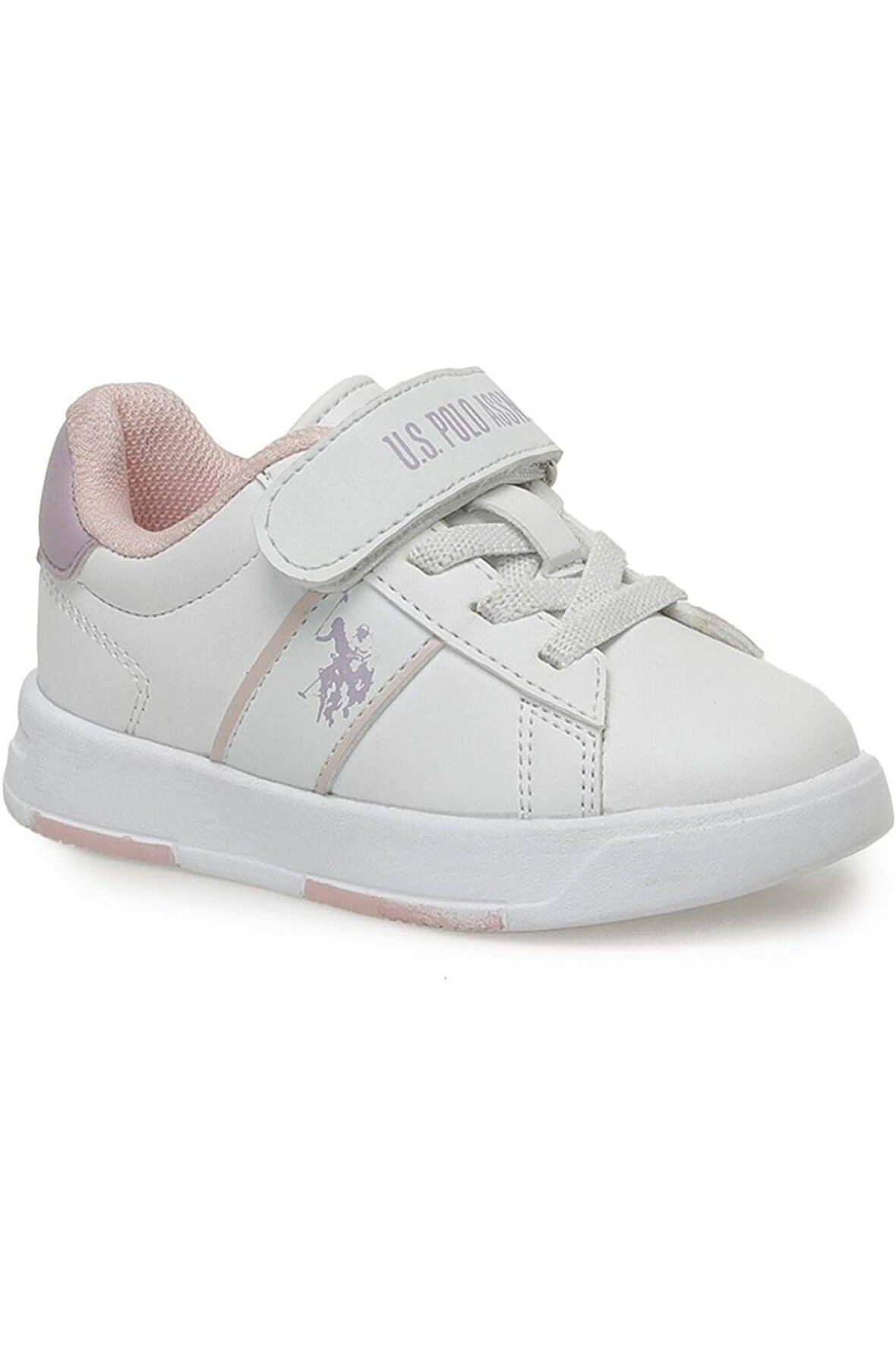 TRAVIS JR 3PR ÇOCUK SNEAKER SPOR AYAKKABI-Beyaz Pembe
