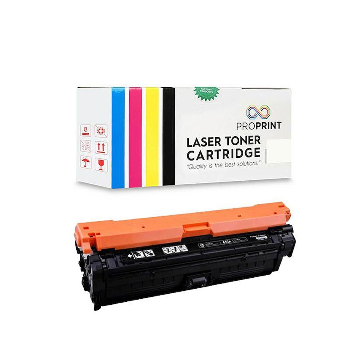 HP 651A-CE340A Siyah 13.500 Sayfa Muadil Toner-Hp CC522A-M775dn
