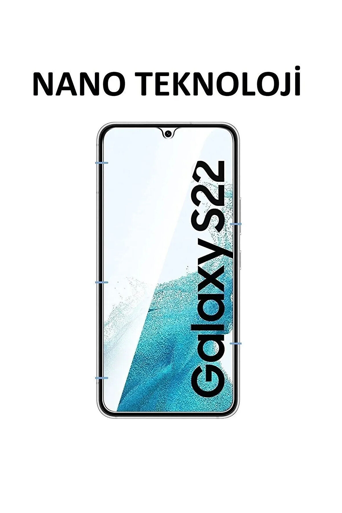 Samsung Galaxy S22 Nano Ekran Koruyucu Kırılmaz Cam - Ultra İnce