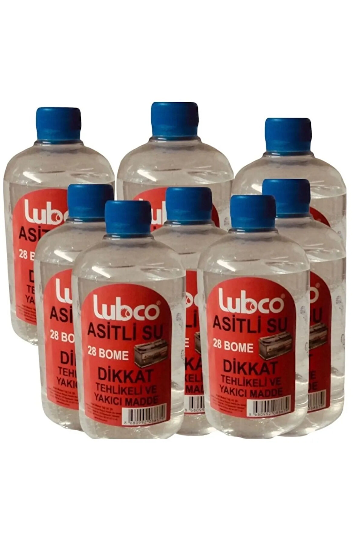Asitli Su(Akü Asiti) 500 ml X 8Adet