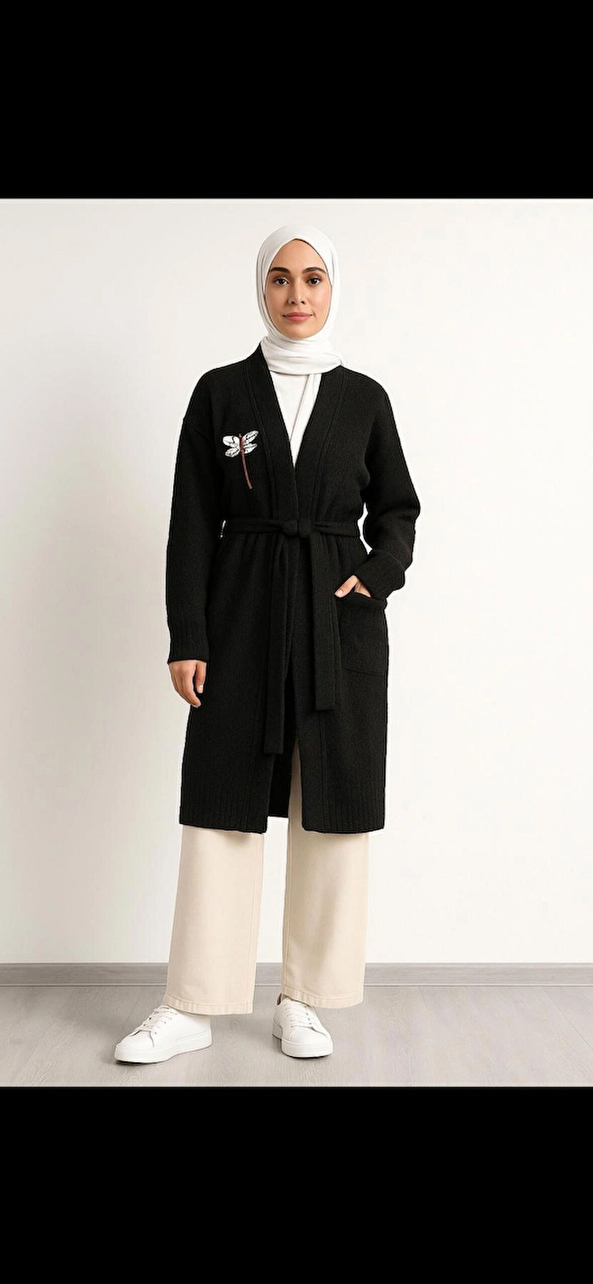 Elegant desing kışlık kap hırka