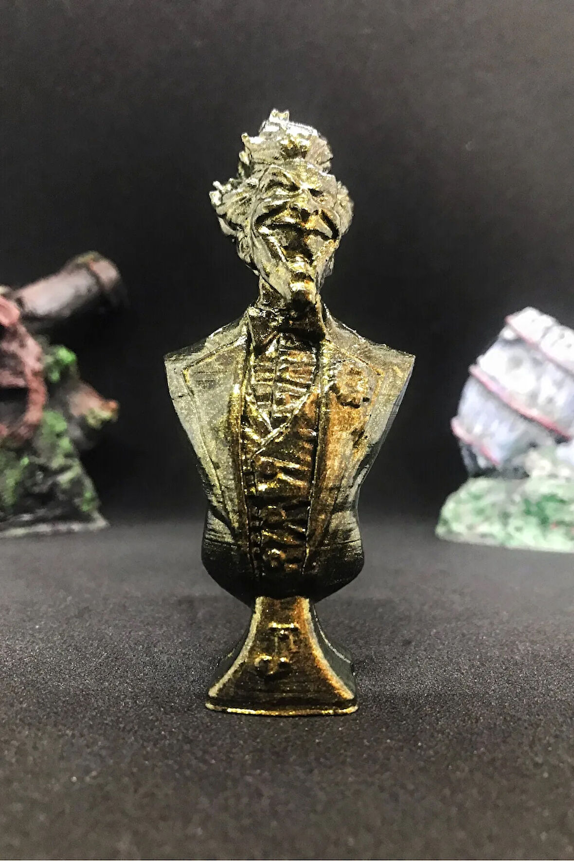 DC Joker Büst 10cm - Gold Efekt