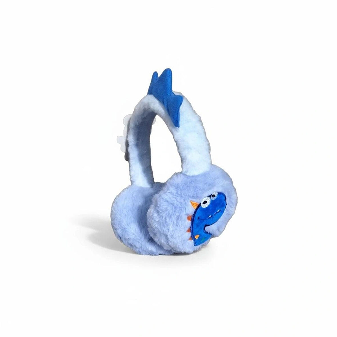 Çocuk Peluş Dinozor Figürlü Kışlık Kulaklık