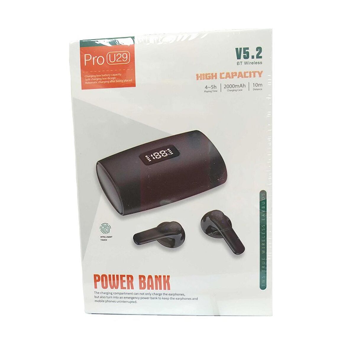 pro u29 powerbank lı v5,2 kulaklık