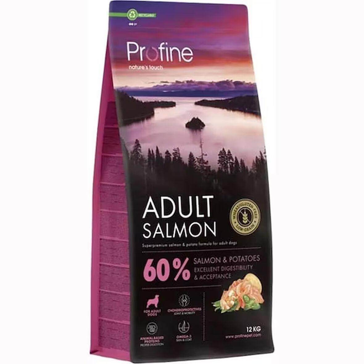 Profine GLUTENSİZ SOMONLU YETİŞKİN KÖPEK MAMASI 12 KG