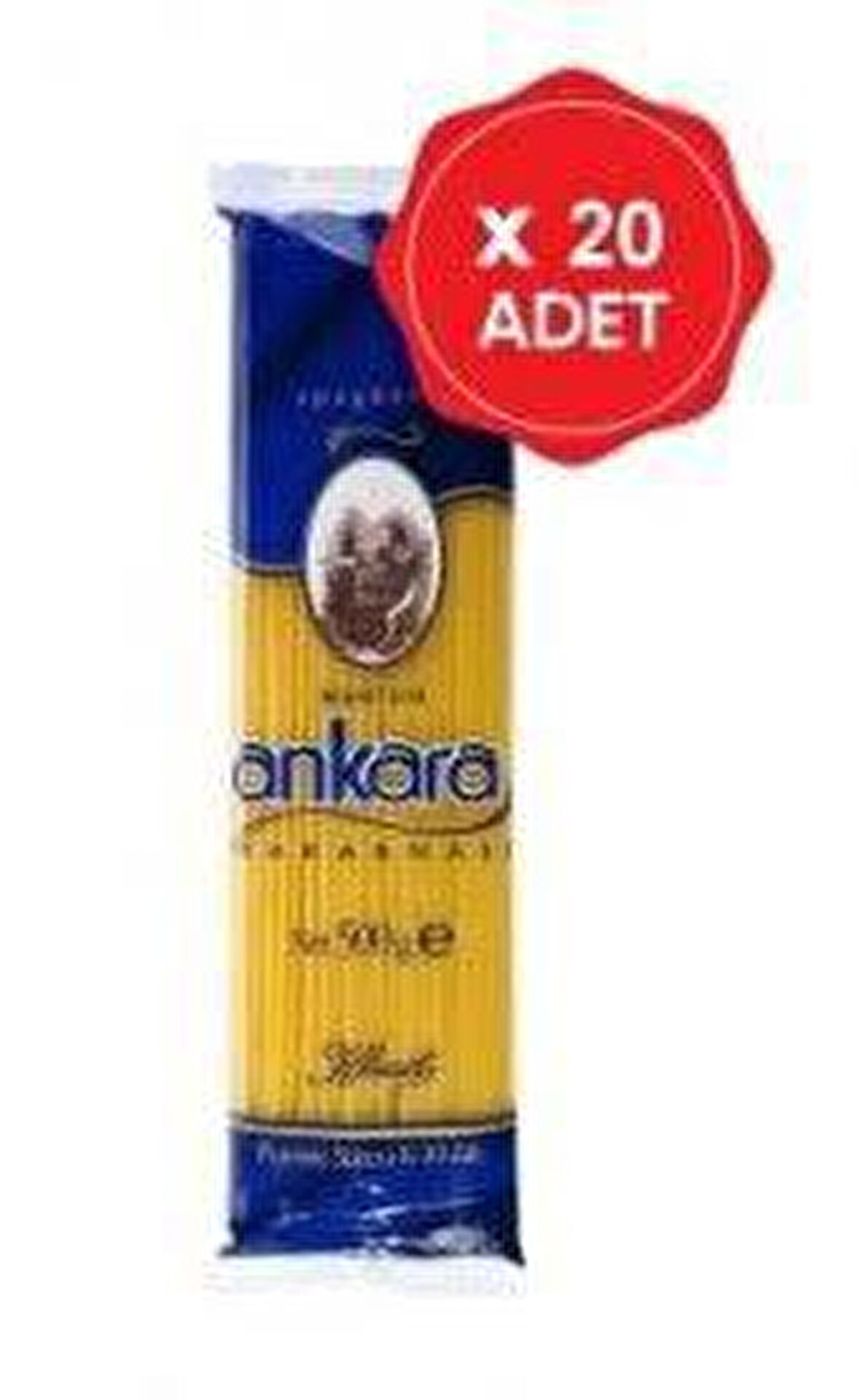 ANKARA MAKARNA SPAGETTİ 500 GR X 20 ADET( 1 KOLİ)