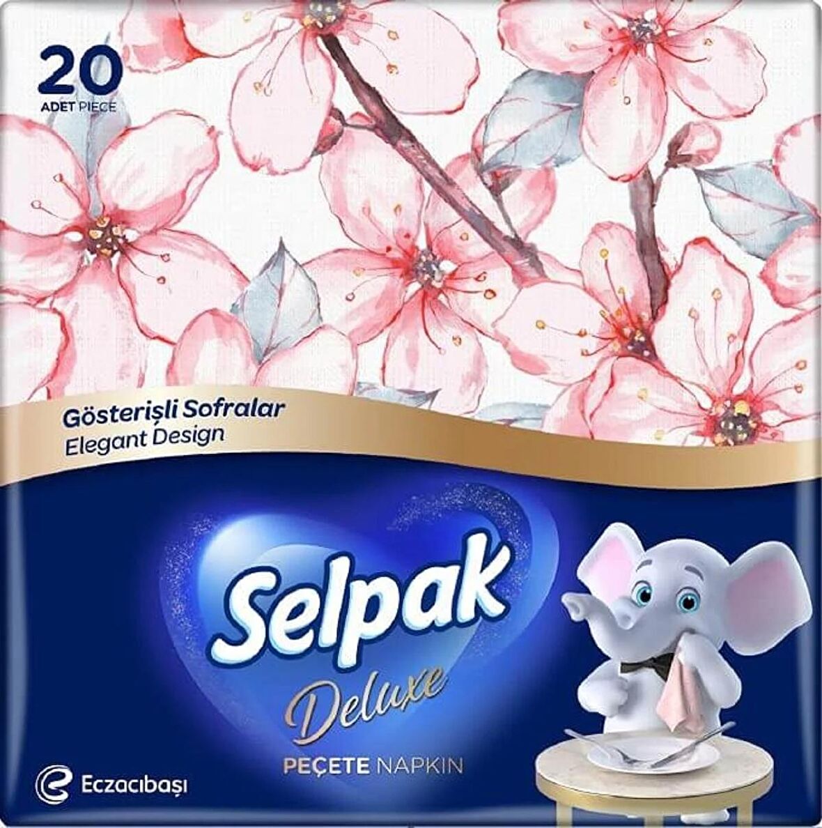 Selpak Deluxe Peçete 20'li 10 Paket