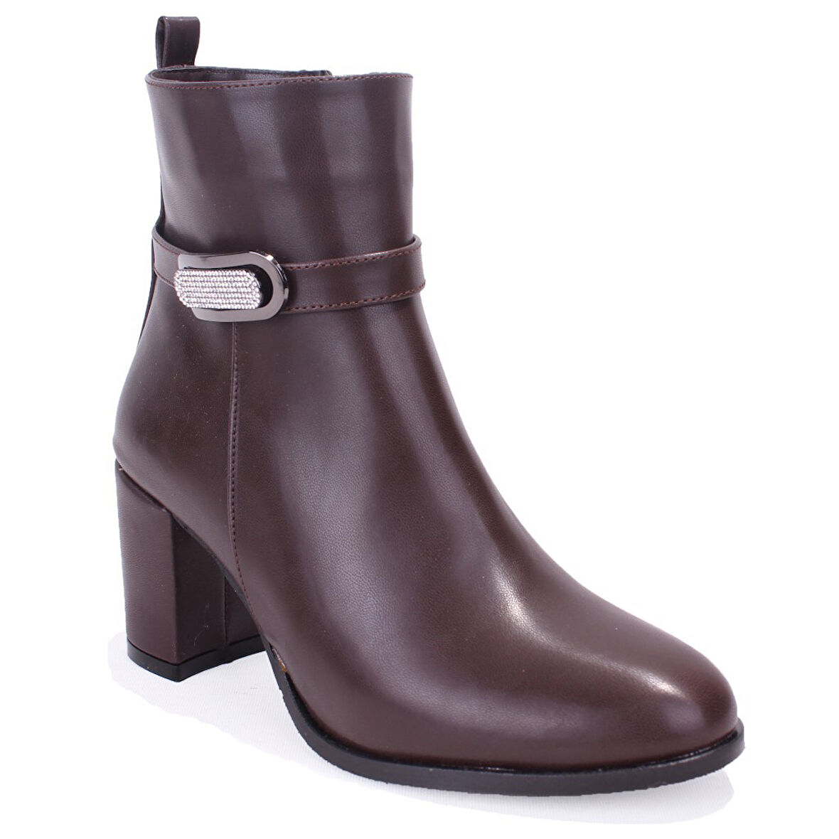 Dagoster DZA07-7251759 Kahve Klasik Topuklu Kadın Bot