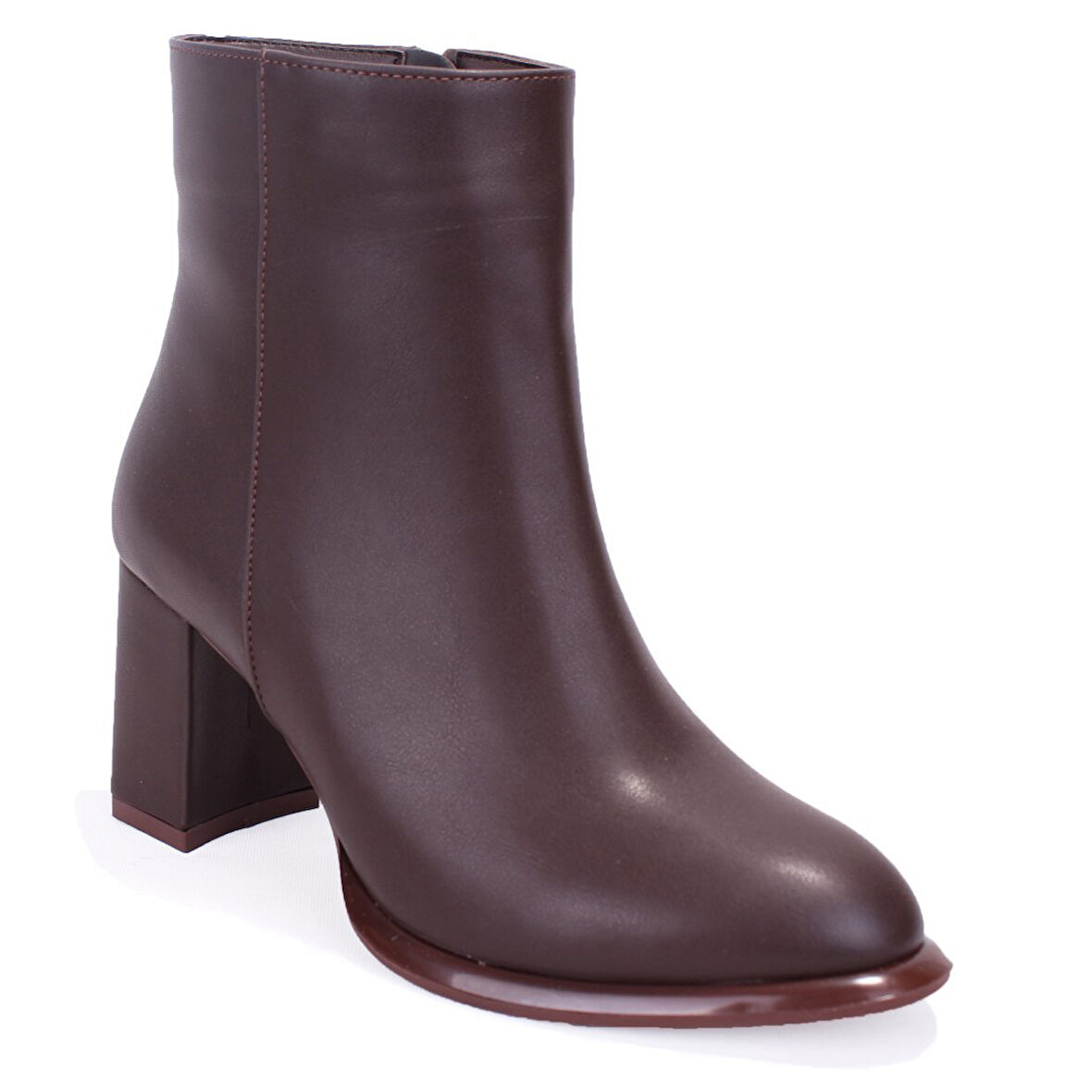 Dagoster DZA07-811501 Kahve Klasik Topuklu Kadın Bot