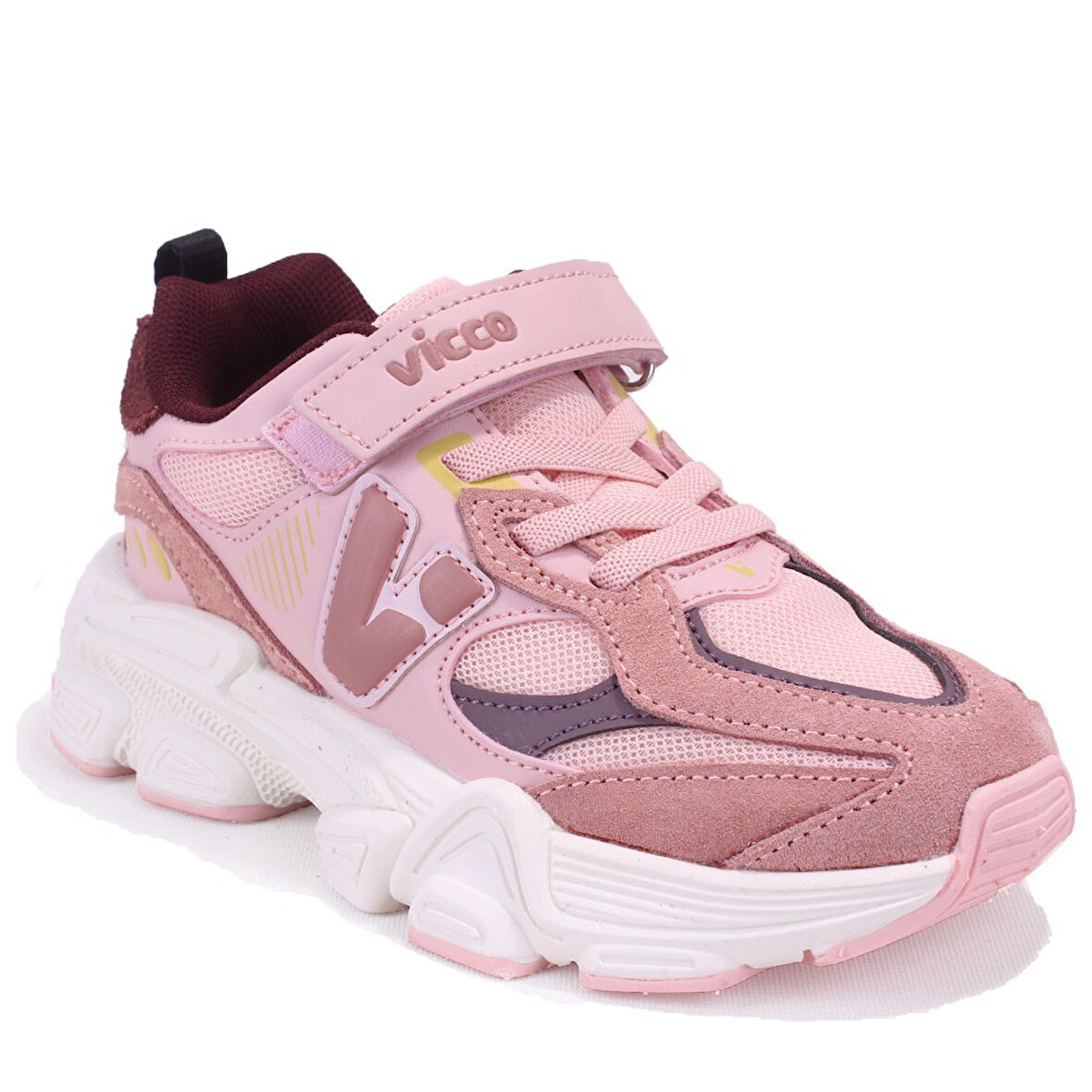 Vicco Wild 346F25K200 Pudra Ortopedik Günlük Kız Çocuk Spor Ayakkabı