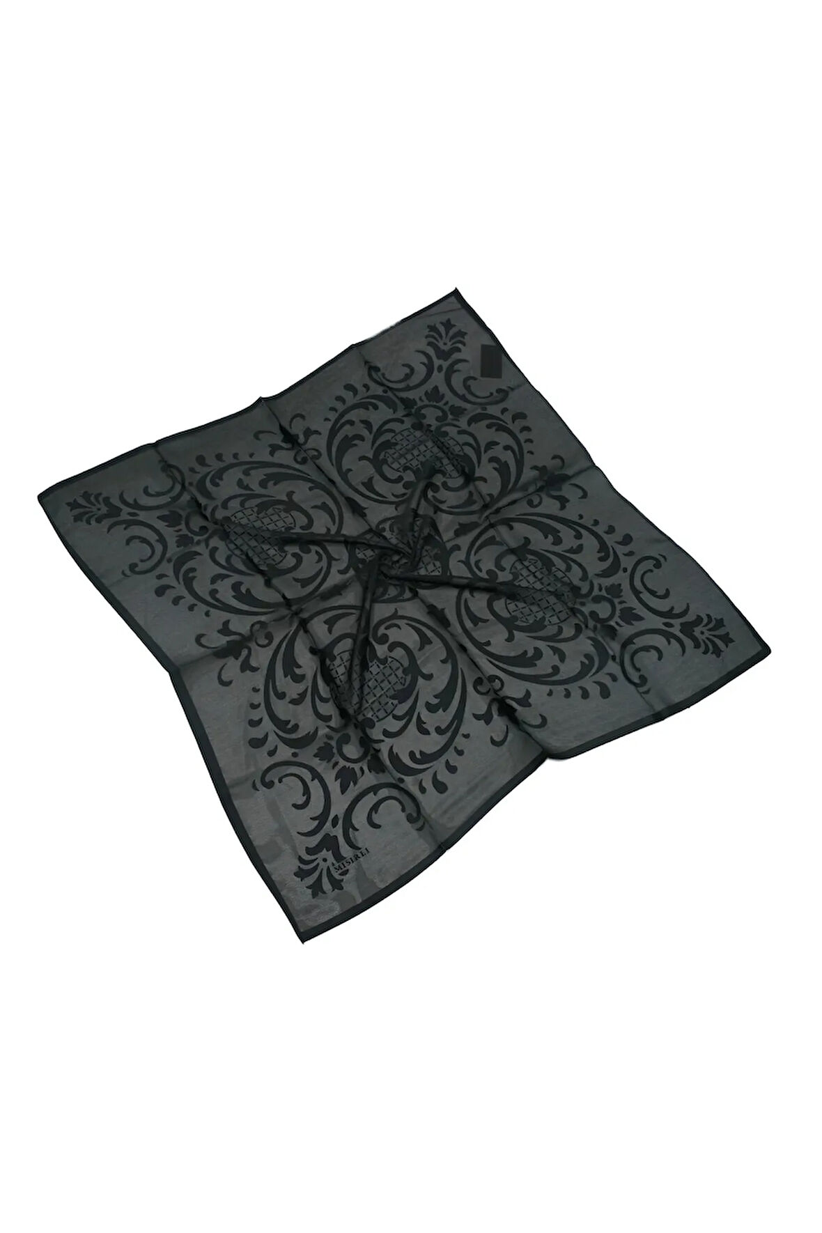 Mısırlı Eşarpları Devore Etnik Desenli Eşarp