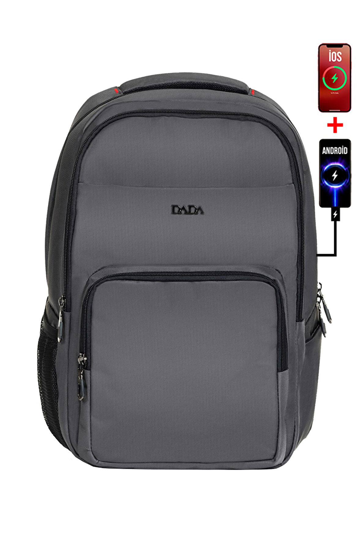 Dada 13 Günlük Okul Sırt Çantası Ortopedik 15.6 inç Usb Girişli 