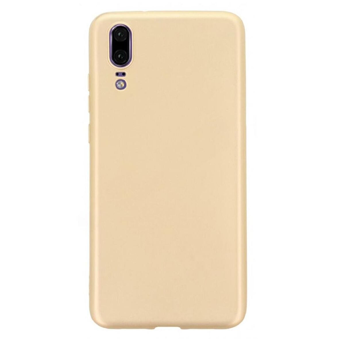 Gpack Huawei P20 Kılıf Premier Silikon Arka KapakNano Glass