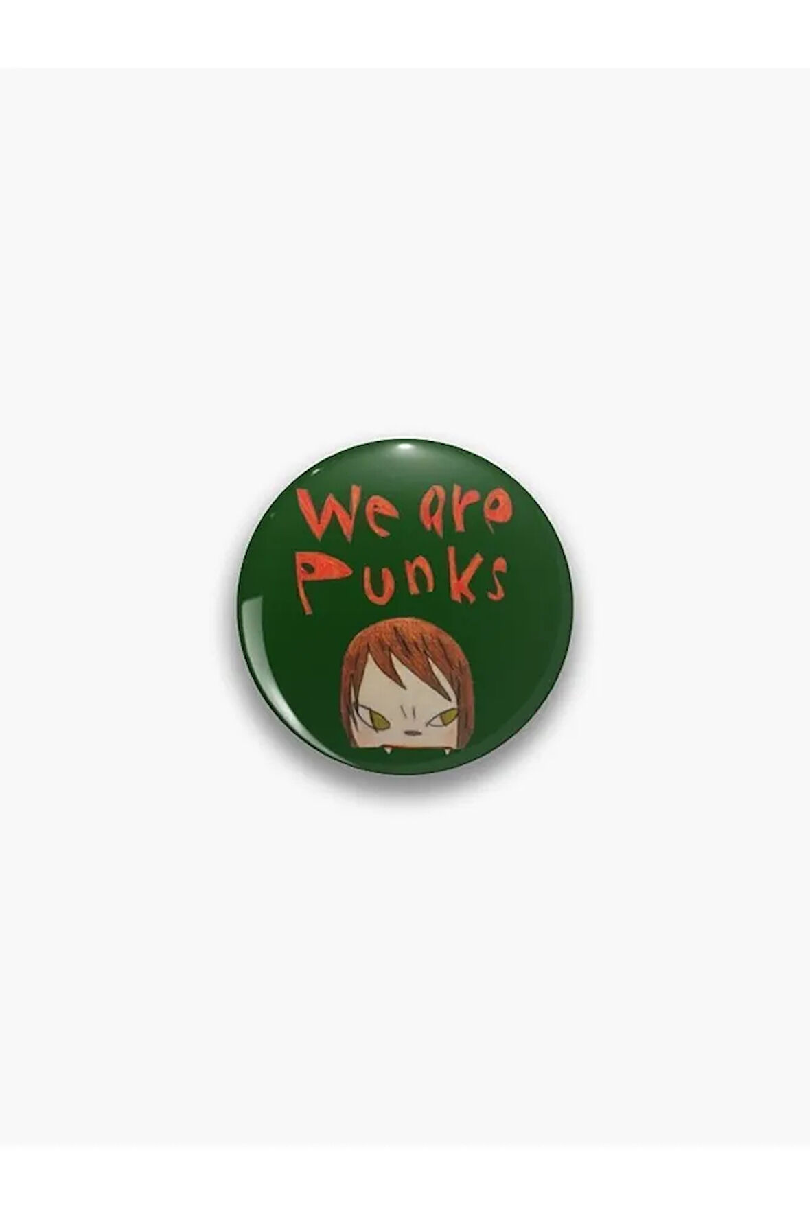 We Are Punks Yazılı Y2K Grunge Stil Rozet CaminhoRozet