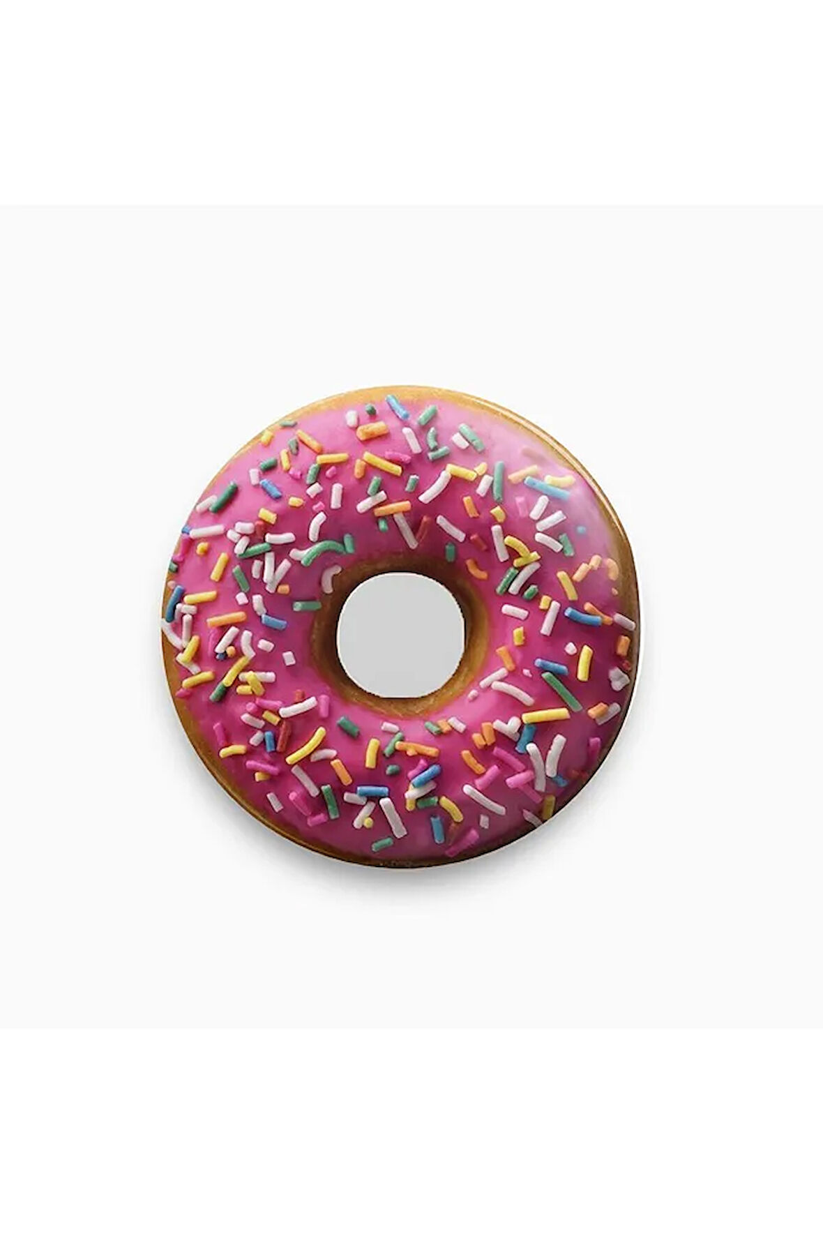 Pembe Şekerli Donut Pink Glazed Donut Rozet