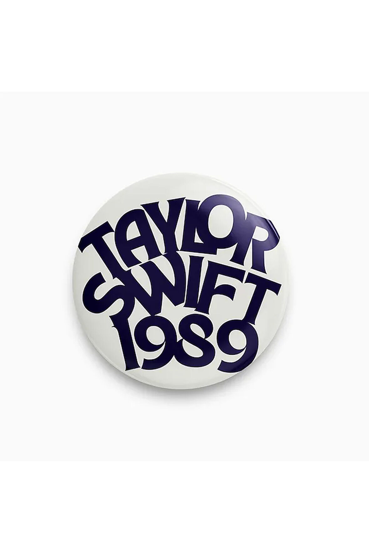 Taylor Swift 1989 Mor Yazılı Rozet