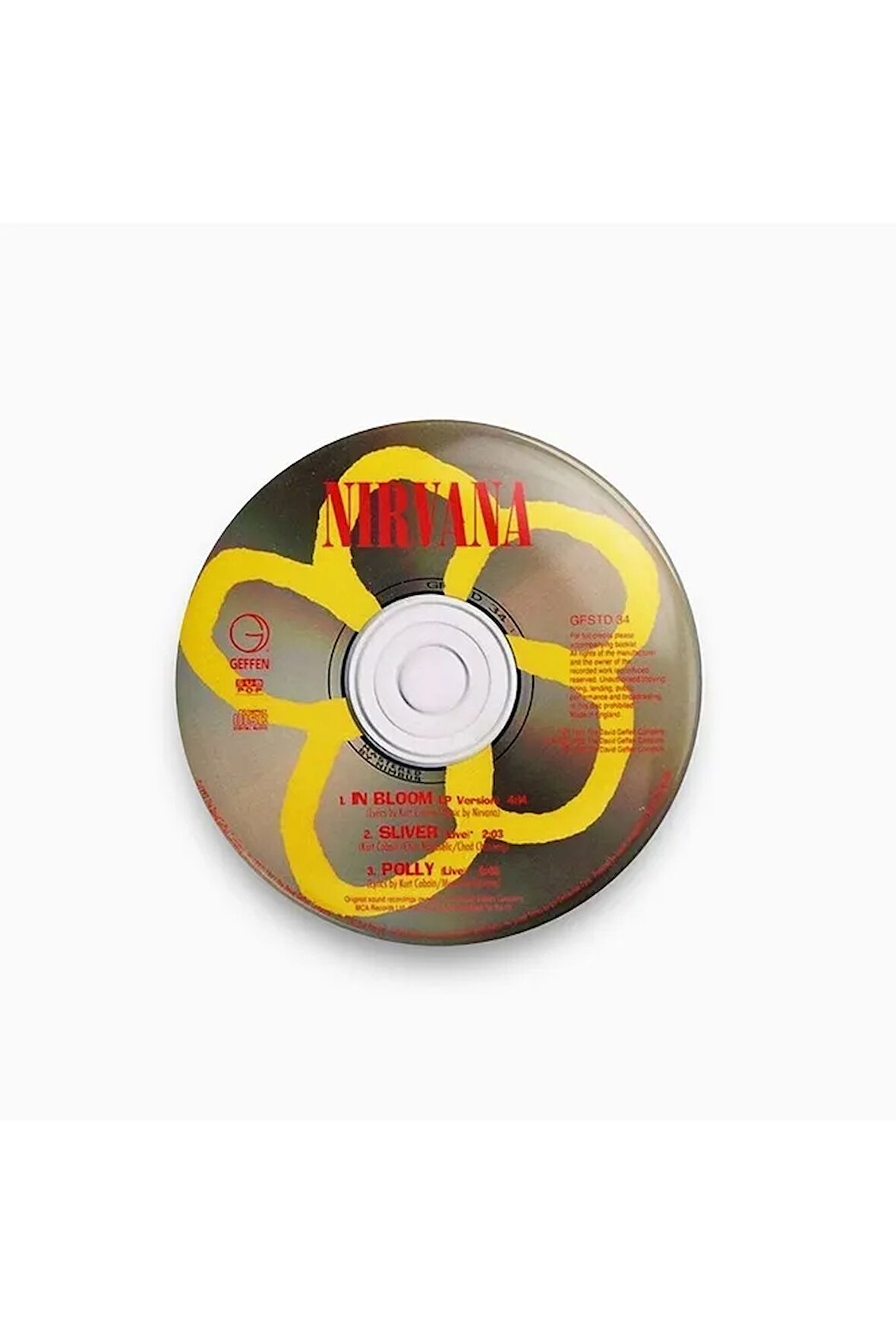Nirvana In Bloom CD Sarı Çiçek Rozet
