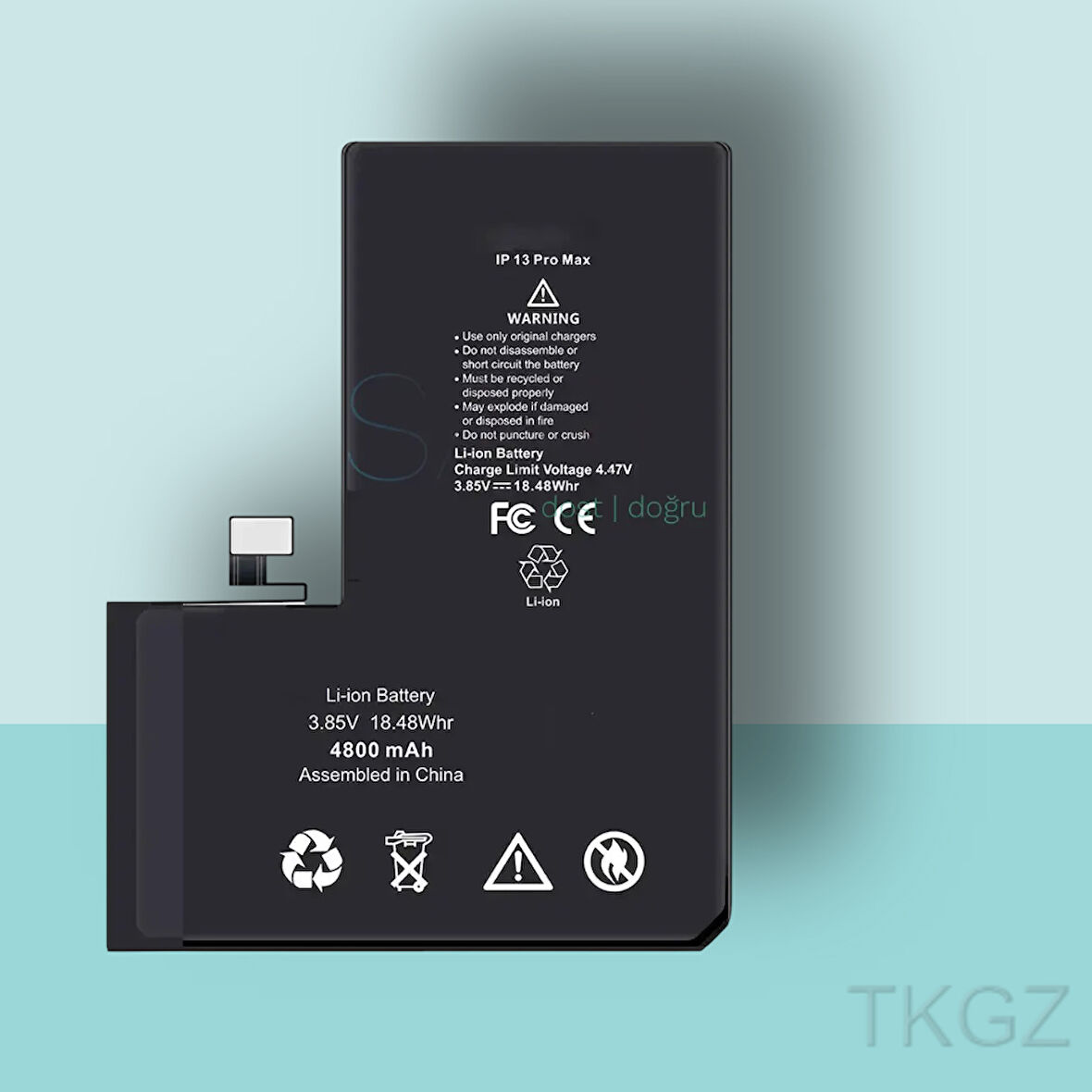 Tkgz - iPhone 13 PRO MAX Batarya Pil Orijinal Sıfır