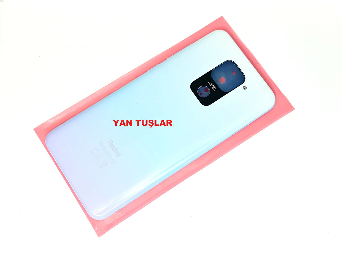 Tkgz Xiaomi Redmi NOTE 9 KASA Arka Kapak Batarya Kapağı BEYAZ