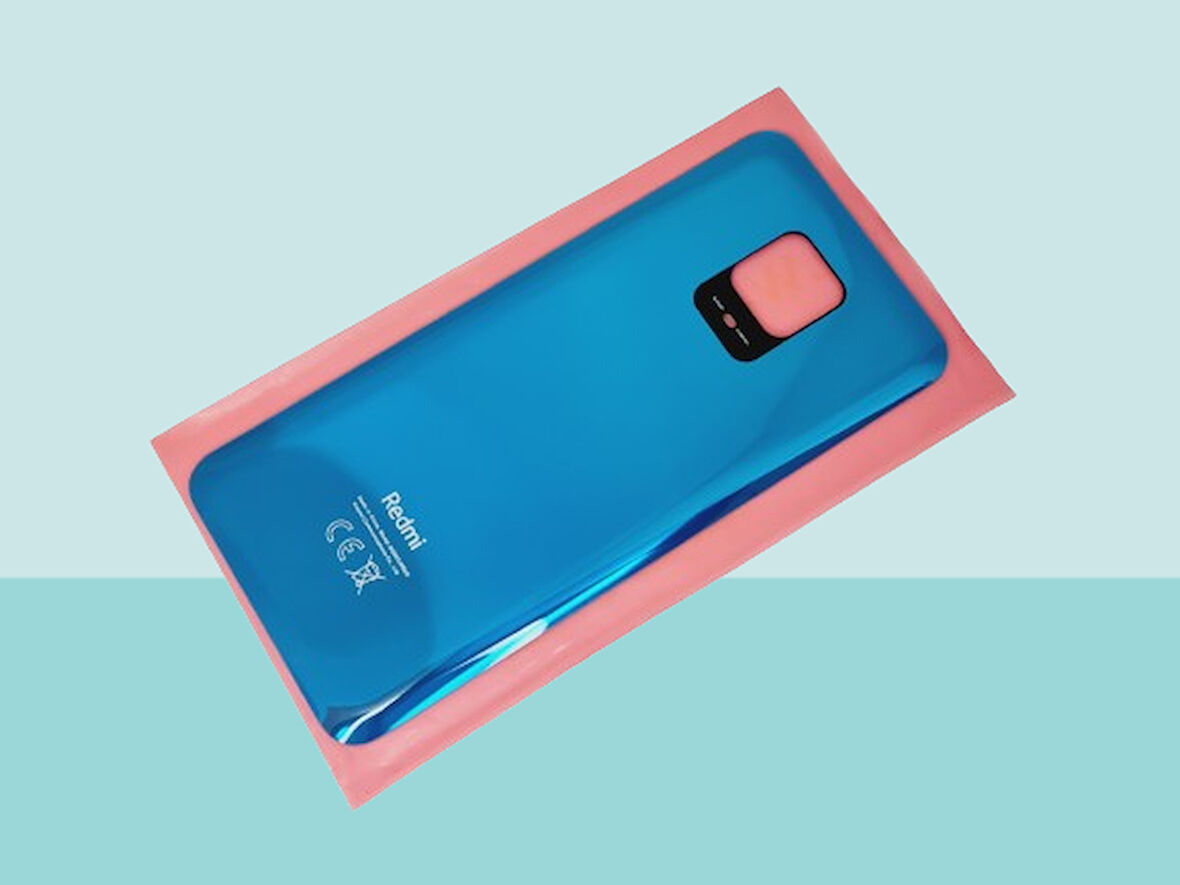 Xiaomi Redmi NOTE 9S NOTE 9 PRO Uyumlu Arka Kapak Batarya Kapağı - MAVİ