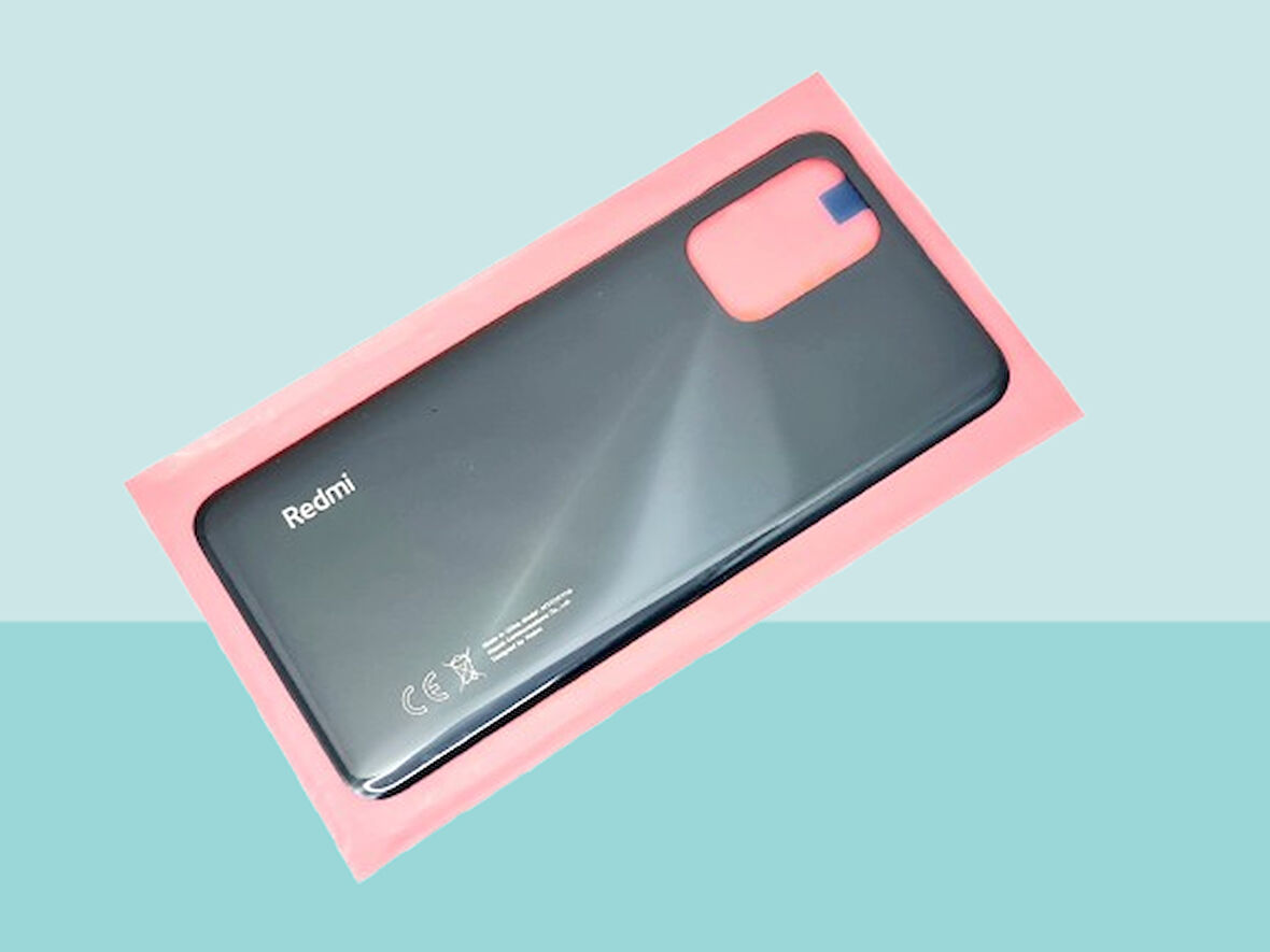 Xiaomi Redmi NOTE 10S (4G) Uyumlu Arka Kapak Batarya Kapağı - SİYAH