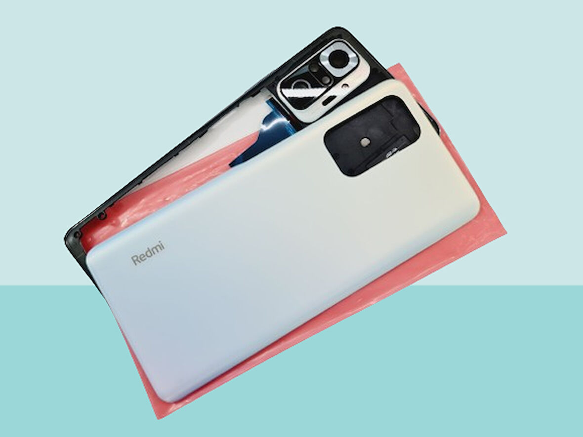 Xiaomi Redmi NOTE 10 PRO (4G) Uyumlu FULL KASA Arka Kapak Batarya Kapağı - BEYAZ